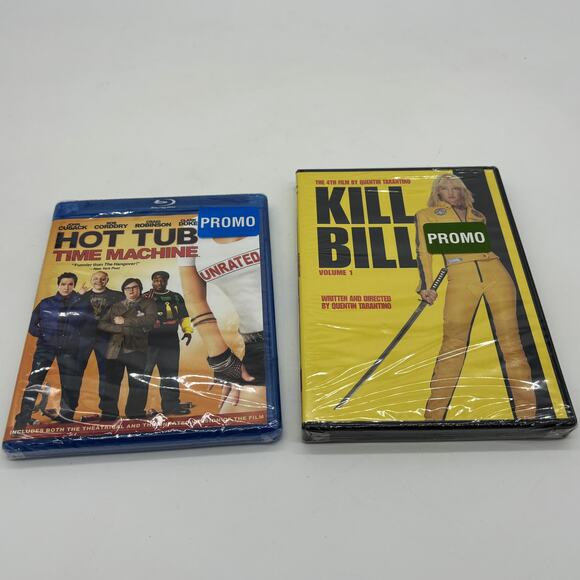 Kill Bill Vol 1 Promo DVD Hot Tub Time Machine Blu Ray Movies Factory Sealed - Picture 1 of 6